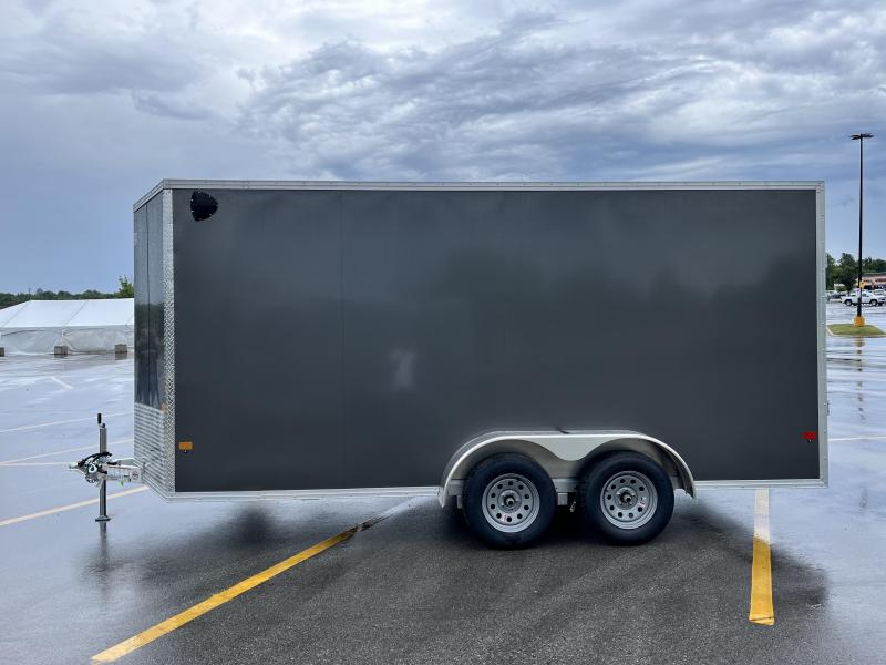 2022 EZ Hauler 7x16 Cargo Trailer with Ramp +6" Extra Height 2022 EZ Hauler 7x16 Cargo Trailer with Ramp +6" Extra Height