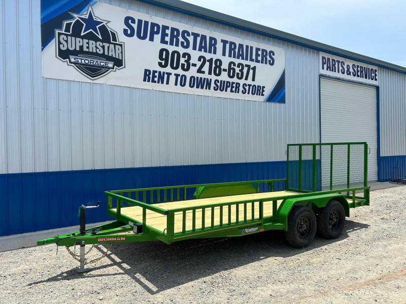 83x16 2023 Ironman Utility Trailer Side Loads Superstar Storage LLC
