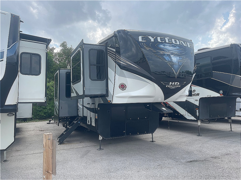 used Toy Haulers Heartland RV Cyclone for sale, in Georgetown, TX image-0