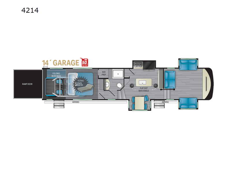used Toy Haulers Heartland RV Cyclone for sale, in Georgetown, TX Thumbnail 2