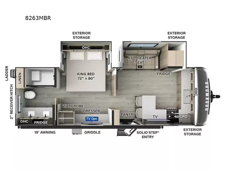 new Travel Trailers Forest River Rockwood Signature for sale, in Georgetown, TX Thumbnail 2