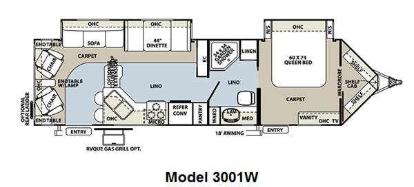 used Travel Trailers Forest River Rockwood Wind Jammer for sale, in Georgetown, TX Thumbnail 2