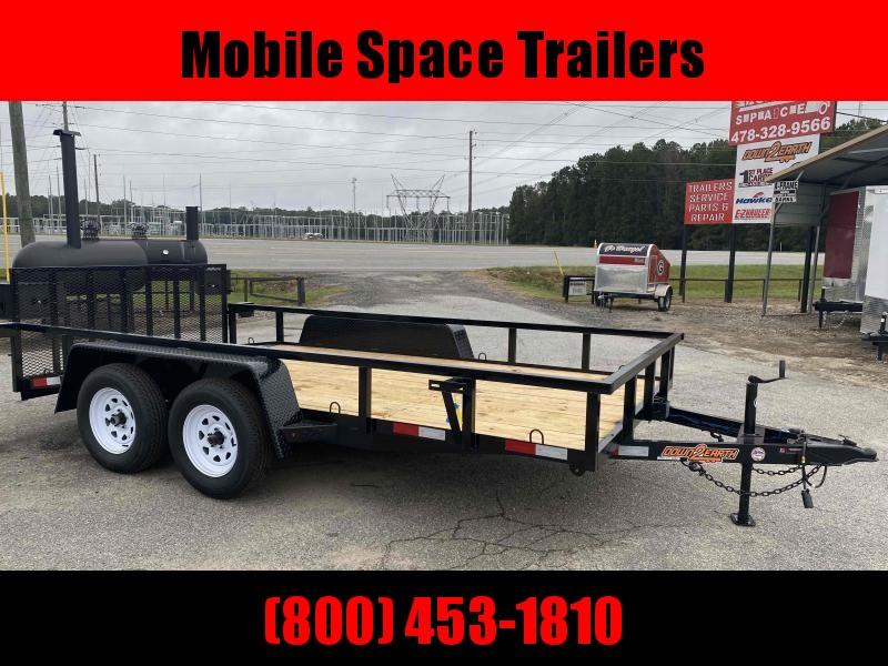 Down 2 Earth Trailers 82X14 Tandem Axle Dovetail Utility Trailer Down 2 Earth Trailers 82X14 Tandem Axle Dovetail Utility Trailer