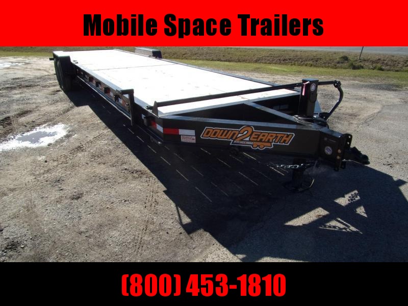 Down 2 Earth Trailers 34 2 Car Hauler wood deck 10" I beam Down 2 Earth Trailers 34 2 Car Hauler wood deck 10" I beam