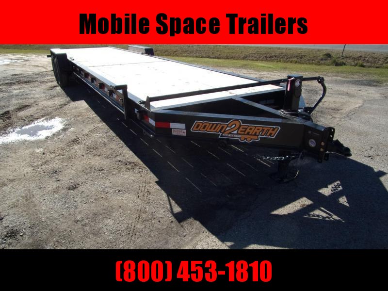 Down 2 Earth Trailers 34 2 Car Hauler wood deck 10" I beam Down 2 Earth Trailers 34 2 Car Hauler wood deck 10" I beam