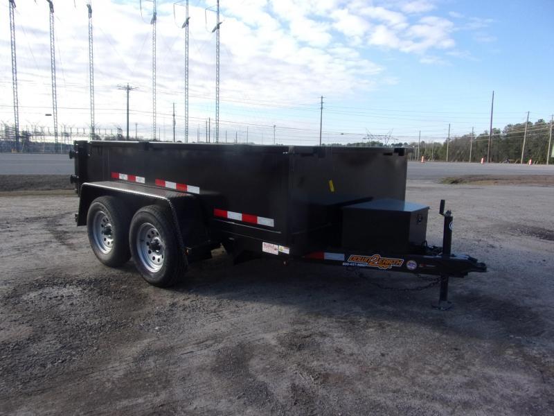 Down 2 Earth Trailers 6x10 24" high side 7k Dump Trailer Down 2 Earth Trailers 6x10 24" high side 7k Dump Trailer