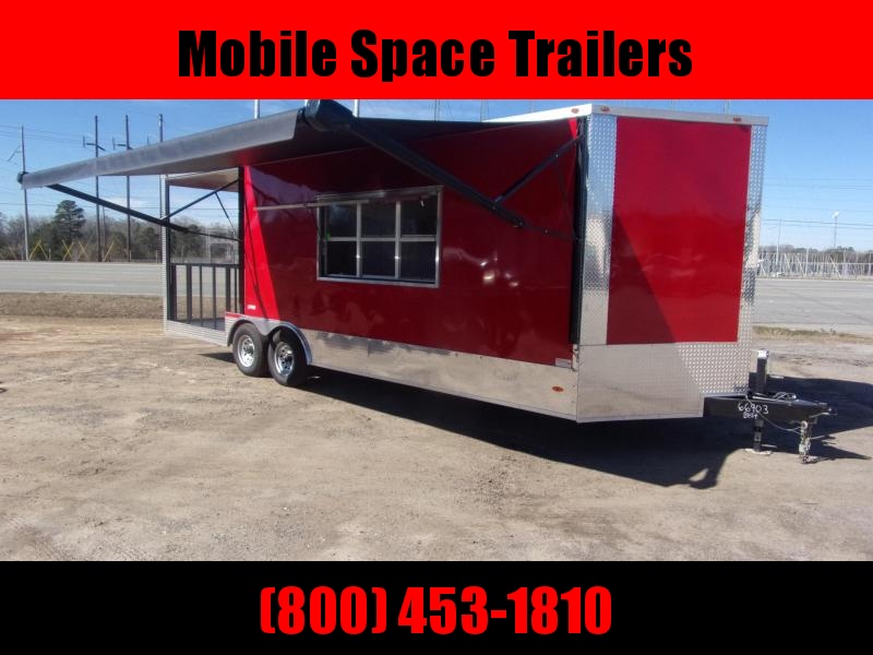 Freedom Trailers 8.5x24 Concession W/ 7' Porch Vending / Concession Trailer Freedom Trailers 8.5x24 Concession W/ 7' Porch Vending / Concession Trailer