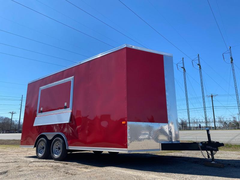 8.5x16 enclosed cargo 3x6 glass and sceen Concession Vending Concession Trailer 8.5x16 enclosed cargo 3x6 glass and sceen Concession Vending Concession Trailer