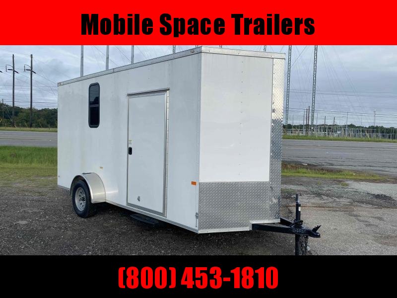 2020 Rock Solid Cargo 6X14 White w/ 30 AMP Electric & Window Enclosed Cargo Trailer 2020 Rock Solid Cargo 6X14 White w/ 30 AMP Electric & Window Enclosed Cargo Trailer