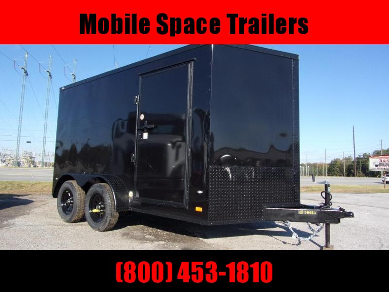 2020 Covered Wagon Trailers 7X12 030 Chart coal Blackout Tadem Axle SemiScrewless Enclosed Cargo Trailer 2020 Covered Wagon Trailers 7X12 030 Chart coal Blackout Tadem Axle SemiScrewless Enclosed Cargo Trailer