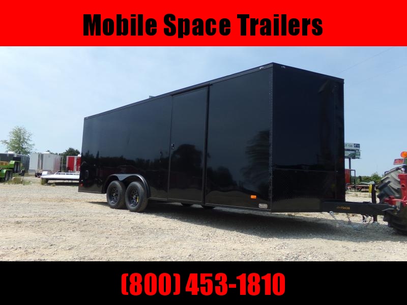 8.5X20 Black 7K Blackout Semi-Screwless Carhauler Enclosed Cargo Trailer 8.5X20 Black 7K Blackout Semi-Screwless Carhauler Enclosed Cargo Trailer