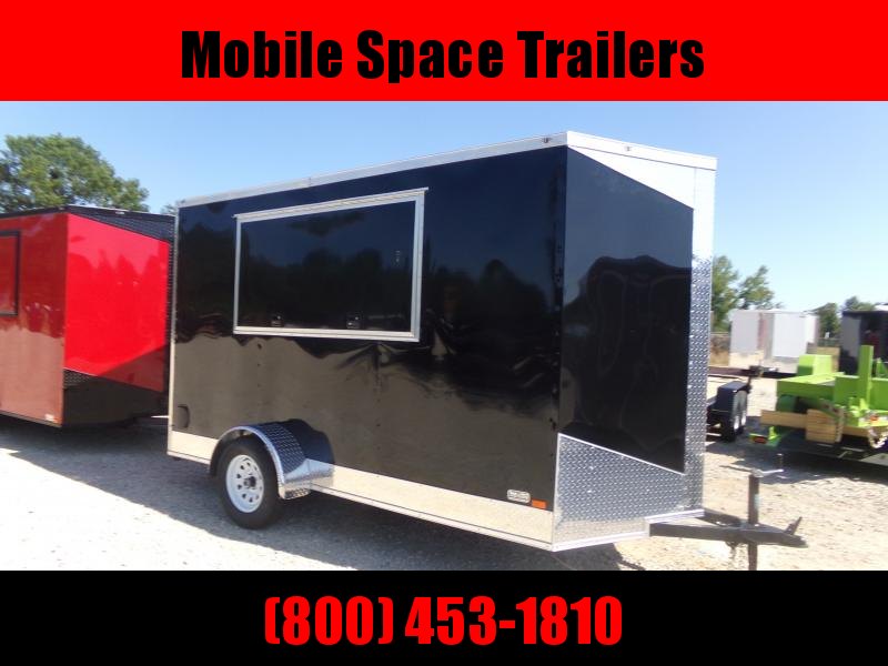 6x12 3x6 Window Black Enclosed Cargo Concesion 6x12 3x6 Window Black Enclosed Cargo Concesion