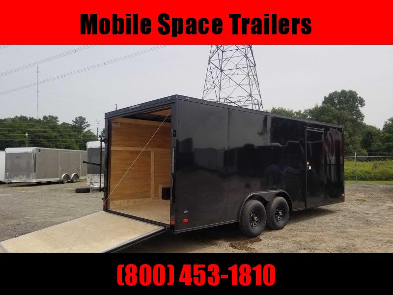 8.5X20 Black 10K Blackout Screwless Carhauler Enclosed Cargo Trailer 8.5X20 Black 10K Blackout Screwless Carhauler Enclosed Cargo Trailer