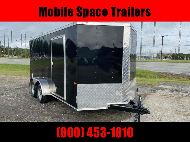 2020 Covered Wagon Trailers 7X14 7k Black Tandem Ramp Door Enclosed Cargo Trailer 2020 Covered Wagon Trailers 7X14 7k Black Tandem Ramp Door Enclosed Cargo Trailer