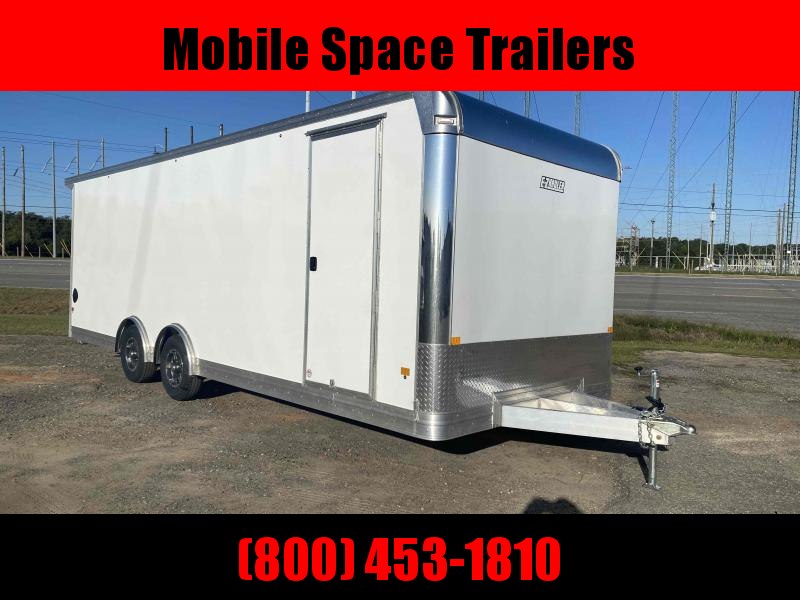 Mission 8.5x24 Wh car hauler spread axle ramp door Elite Ecsape door Enclosed Cargo Trailer Mission 8.5x24 Wh car hauler spread axle ramp door Elite Ecsape door Enclosed Cargo Trailer