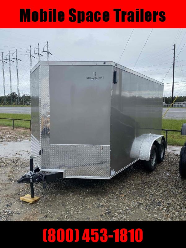 7x12 Silver Enclosed cargo tailer 7x12 Silver Enclosed cargo tailer