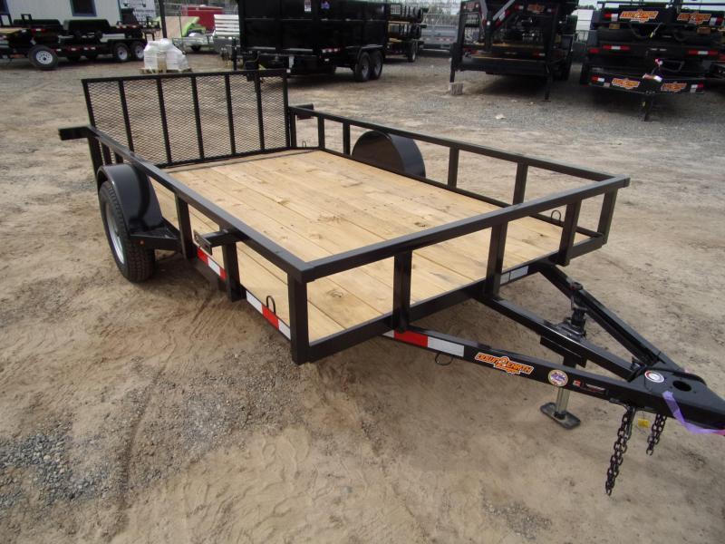 Down 2 Earth Trailers 82x14ut Utility Trailer with dove tail