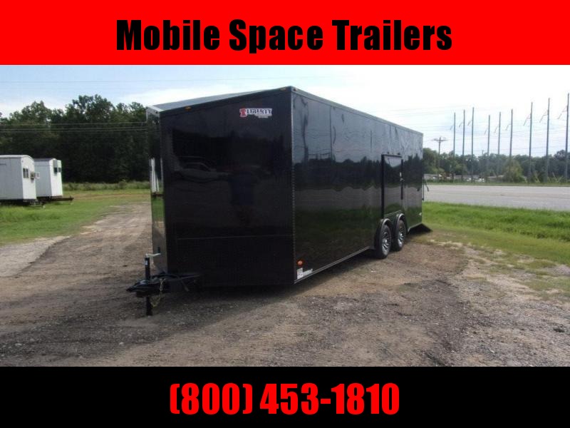8.5X24 030 V-Nose Blackout Sceww-less Carhauler Car / Racing Trailer 8.5X24 030 V-Nose Blackout Sceww-less Carhauler Car / Racing Trailer