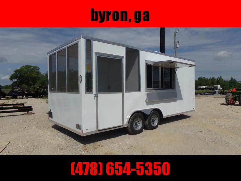 8.5X20 7' Interior w/ 6' Porch Vending / Concession Trailer 8.5X20 7' Interior w/ 6' Porch Vending / Concession Trailer