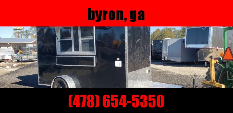 empire Trailers 6x12 7' 3x6 Glass & Screen Window Yellow Finished Interior w/ Electric Enclosed Cargo Concesion empire Trailers 6x12 7' 3x6 Glass & Screen Window Yellow Finished Interior w/ Electric Enclosed Cargo Concesion