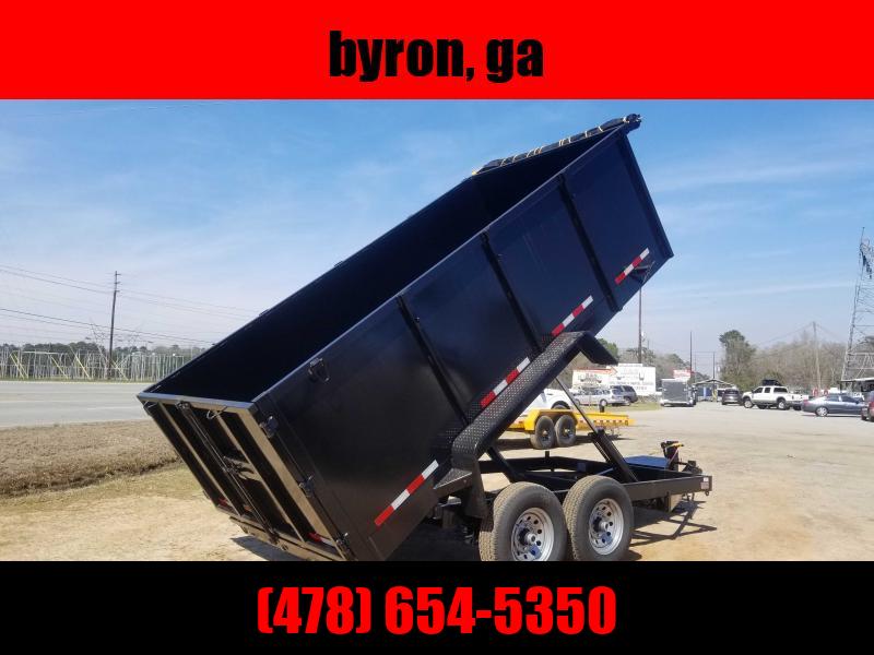  Down 2 Earth Trailers 7x14 48" high side 14k Dump Trailer