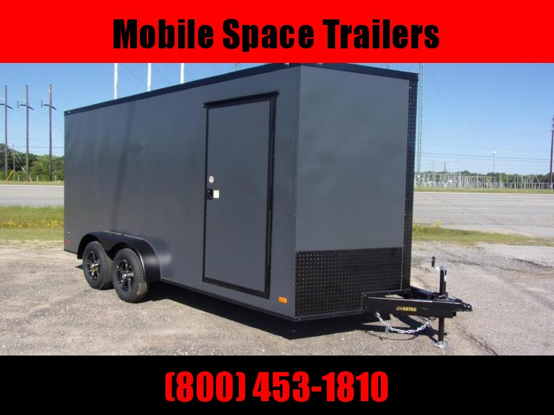 2020 Covered Wagon Trailers 7X16 Charcoal Blackout 7' Interior Enclosed Cargo Trailer 2020 Covered Wagon Trailers 7X16 Charcoal Blackout 7' Interior Enclosed Cargo Trailer