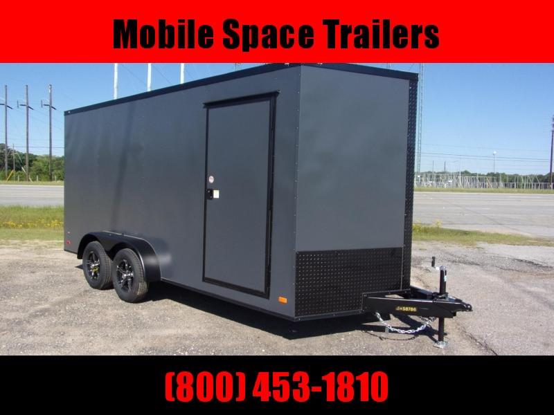 2020 Covered Wagon Trailers 7X16 Charcoal Blackout 7' Interior Enclosed Cargo Trailer 2020 Covered Wagon Trailers 7X16 Charcoal Blackout 7' Interior Enclosed Cargo Trailer
