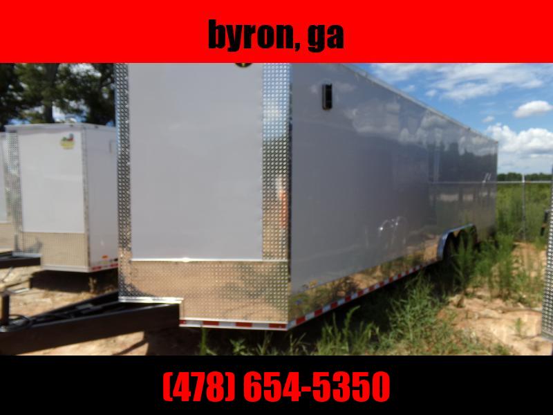 Car Hauler Trailer 8.5x32 5.2k Axle Enclosed Cargo Mobile Space