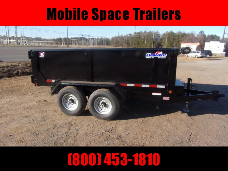 Hawke 7x12 36 high side 12k Low Pro Dump Trailer w Tarp Hawke 7x12 36 high side 12k Low Pro Dump Trailer w Tarp