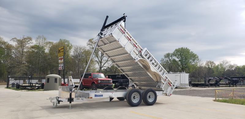 2023 Mission 7 x 14 aluminum dump trailer w telescopic lift  Dump Trailer d2MyAKf9us8b