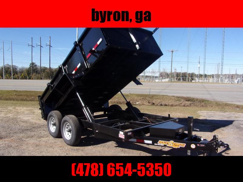  6x12 24" high side 10k Low Pro Dump Trailer 