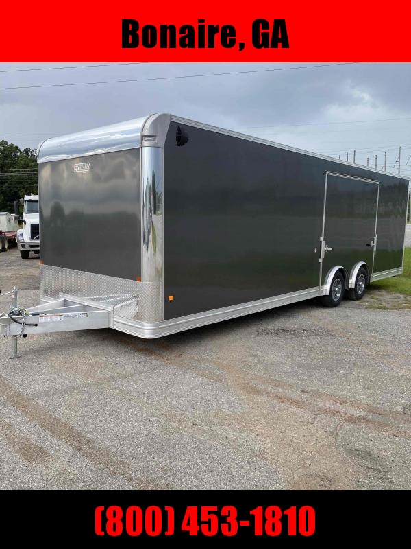 Mission 8.5x28 car hauler spread axle ramp door Elite Ecsape door Mission 8.5x28 car hauler spread axle ramp door Elite Ecsape door