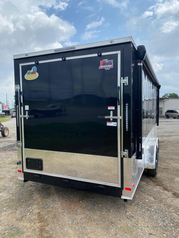 7x20 Finished AC Elec PKG ramp door Enclosed Cargo Trailer Mobile