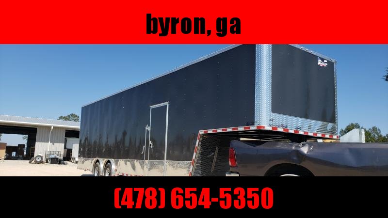 36 ft gooseneck enclosed 14k gvwr carhauler trailer 36 ft gooseneck enclosed 14k gvwr carhauler trailer