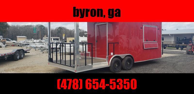 Empire 8.5x22 Concession 14' box 8' Porch Vending / cargo Trailer Empire 8.5x22 Concession 14' box 8' Porch Vending / cargo Trailer