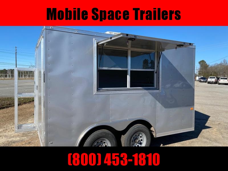 8.5x12 enclosed cargo 3x6 glass and sceen Concession Vending Concession Trailer 8.5x12 enclosed cargo 3x6 glass and sceen Concession Vending Concession Trailer