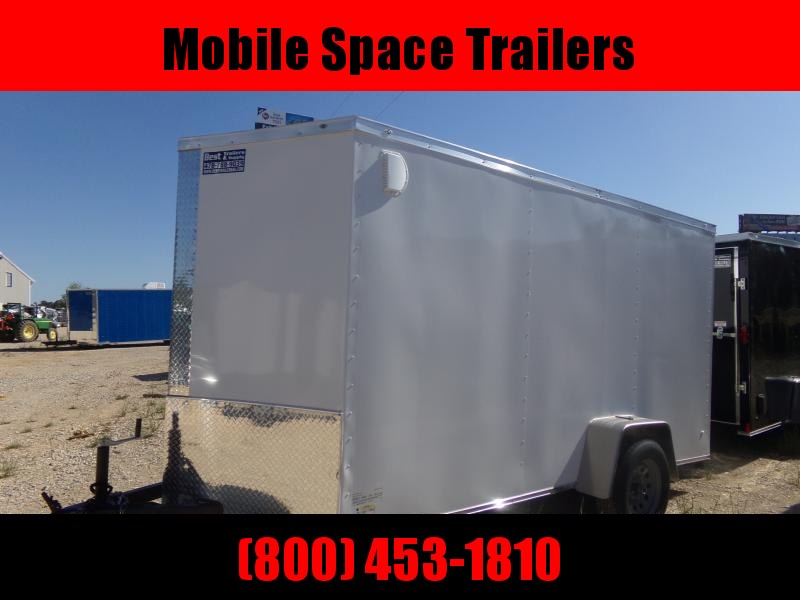 6x12 Ramp Door white Enclosed Cargo Trailer 6x12 Ramp Door white Enclosed Cargo Trailer