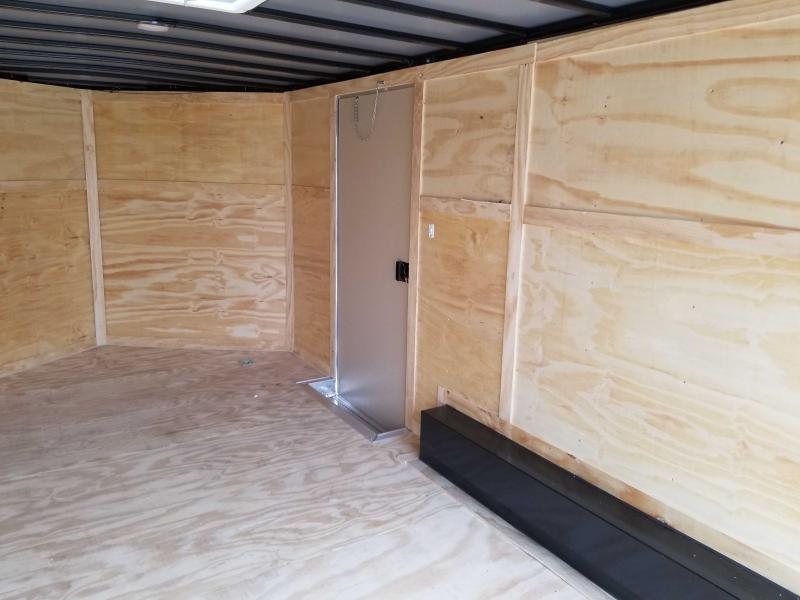 1st Place Cargo 8 5x16 6 6 Interior Ramp Door White Enclosed Cargo Trailer Near Me Trailer Classifieds