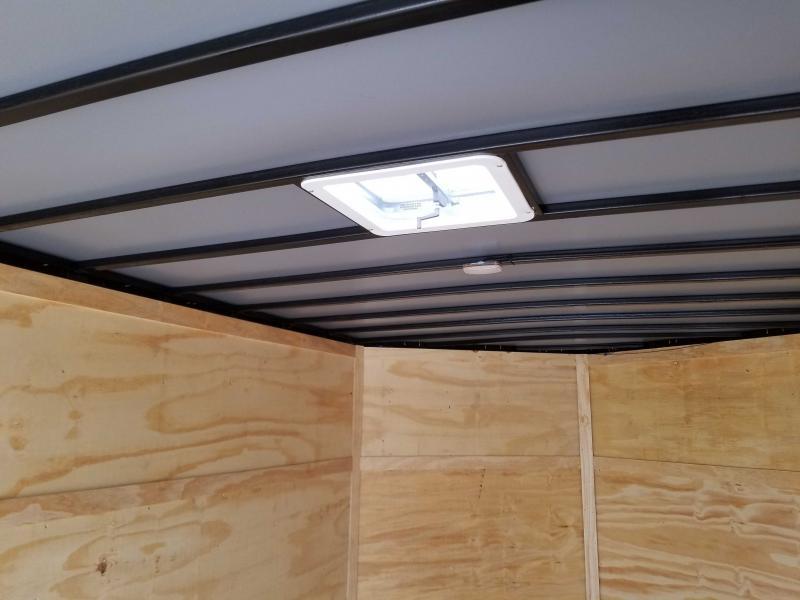 1st Place Cargo 8 5x16 6 6 Interior Ramp Door White Enclosed Cargo Trailer Near Me Trailer Classifieds