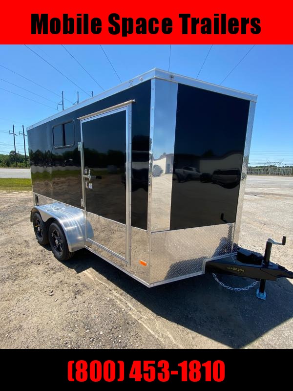 2020 Covered Wagon Trailer 7x12 Bk Motorcycle PKG w/ Windows Enclosed Cargo Trailer 2020 Covered Wagon Trailer 7x12 Bk Motorcycle PKG w/ Windows Enclosed Cargo Trailer
