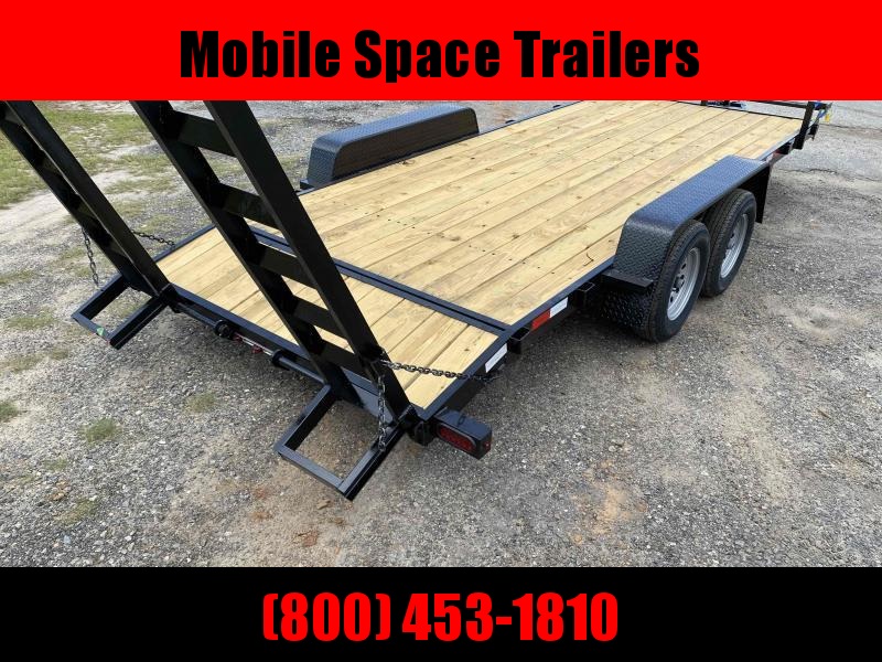 Down 2 Earth Trailers 82x18 14k Wood Deck Equipment Trailer Down 2 Earth Trailers 82x18 14k Wood Deck Equipment Trailer