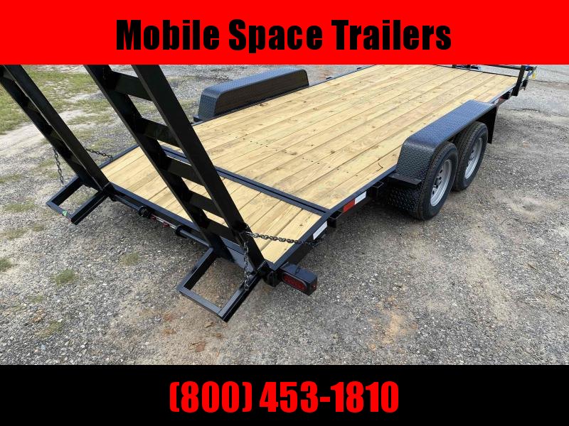 Down 2 Earth Trailers 82x18 14k Wood Deck Equipment Trailer Down 2 Earth Trailers 82x18 14k Wood Deck Equipment Trailer