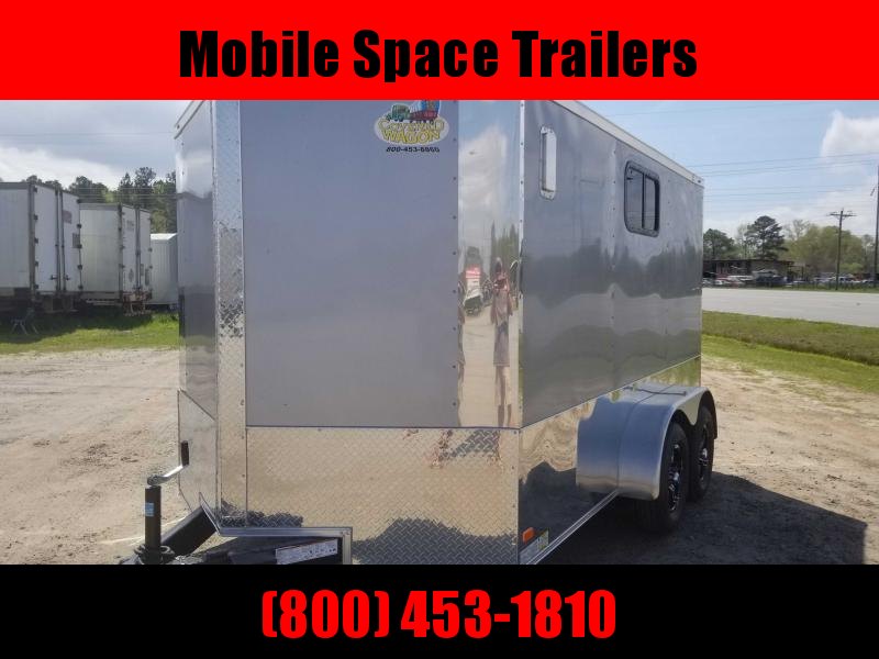 2020 Covered Wagon Trailer 7x12 wh Motorcycle PKG w/ Windows Enclosed Cargo Trailer 2020 Covered Wagon Trailer 7x12 wh Motorcycle PKG w/ Windows Enclosed Cargo Trailer