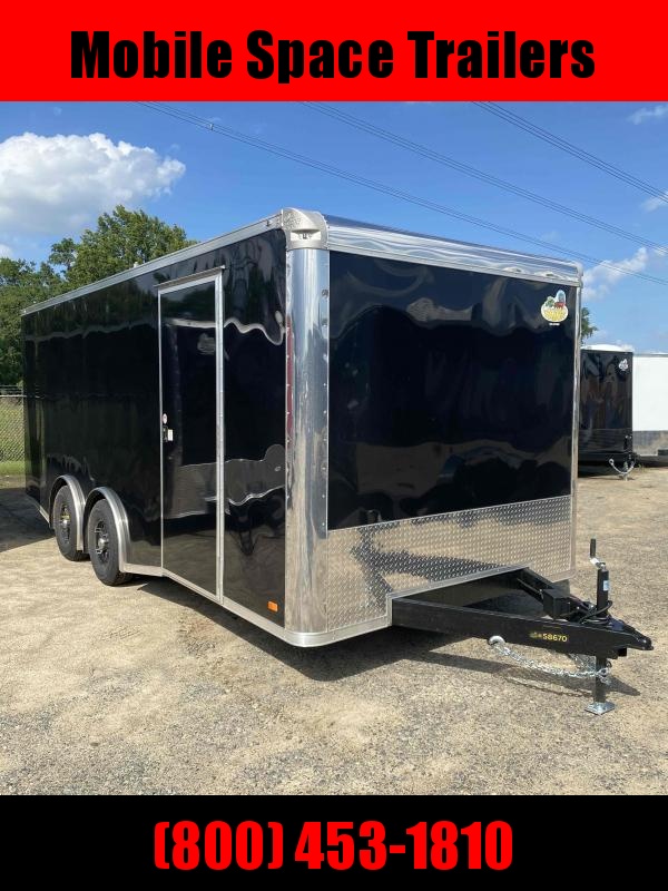 2020 Covered Wagon Trailer 8.5X20 Black Spread Axle Car Hauler 2020 Covered Wagon Trailer 8.5X20 Black Spread Axle Car Hauler