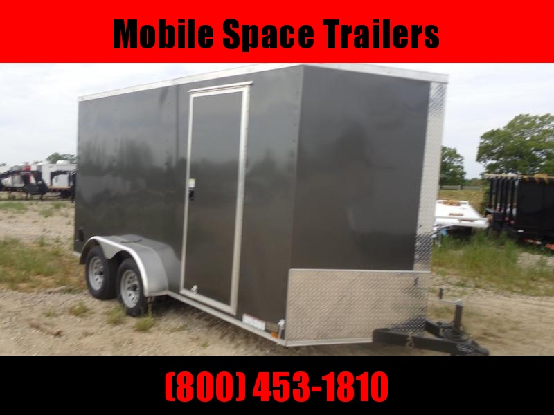 Trailer 7x14 7 grey W/ Ramp Door Enclosed Cargo screwlessTrailer Trailer 7x14 7 grey W/ Ramp Door Enclosed Cargo screwlessTrailer