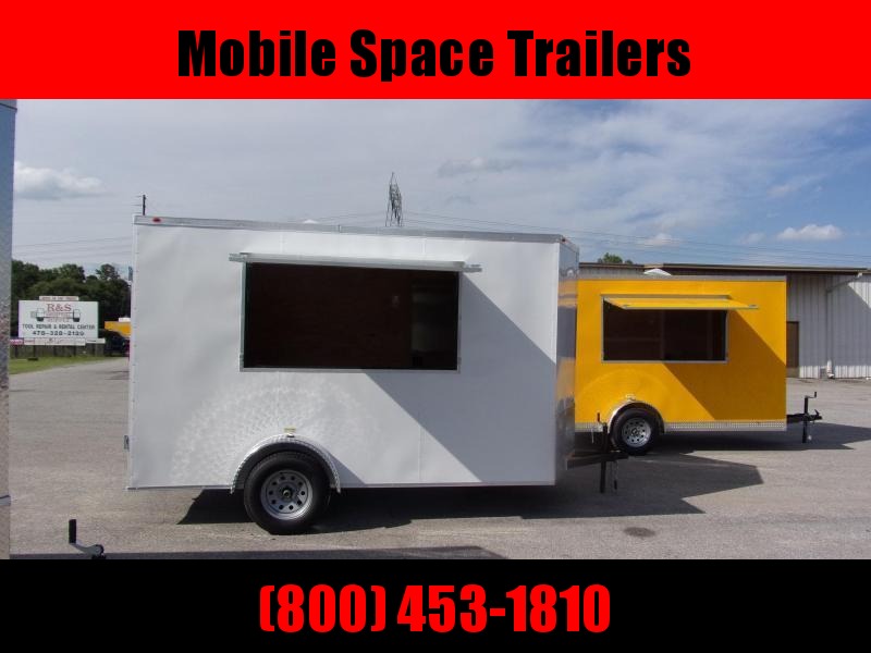 EagleCargo Trailers 6x12 7' 3x6 Window Blue Enclosed Cargo Concesion EagleCargo Trailers 6x12 7' 3x6 Window Blue Enclosed Cargo Concesion
