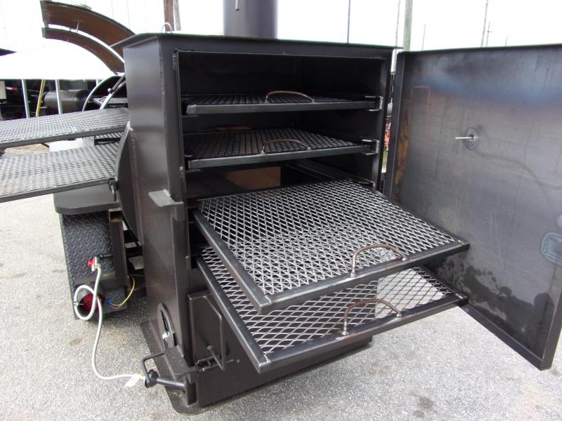 Bubba Grills 500R612 TA Reverse Flow Smoker Vending / Concession