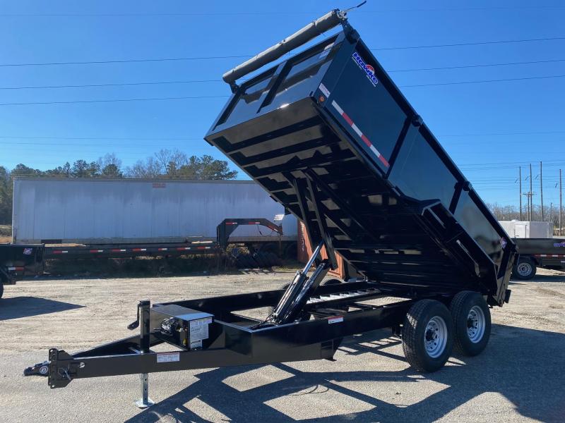 Hawke 7x16 36" High side 15k Low Pro Dump Trailer w Tarp Kd3eQy