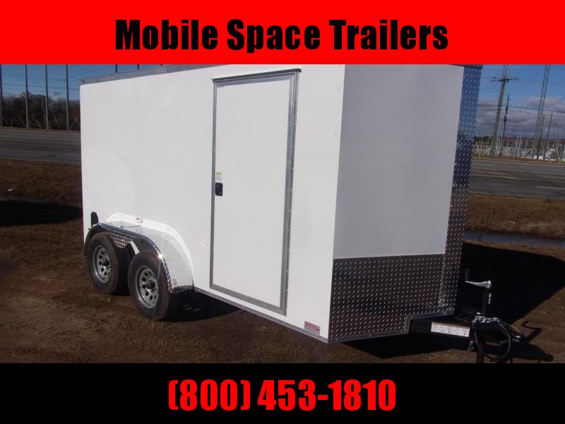 6x12 tandam axles White Enclosed cargo tailer 7k gvwr 6x12 tandam axles White Enclosed cargo tailer 7k gvwr