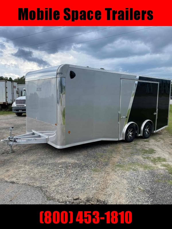 8.5X20 Aluminum Enclosed Black & Silver car haulert trailer 8.5X20 Aluminum Enclosed Black & Silver car haulert trailer